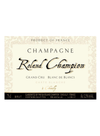 Champagne R Champion-Grand Cru Carte Blanche Blanc de Blancs NV