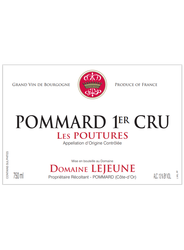 Domaine Lejeune-Pommard Premier Cru-Les Poutures 2017